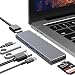 Produktbild USB C-Hub, Typ C-Hub auf HDMI, USB C-Hub-Adapter mit 2 * USB3.0- und USB-C-Stromversorgung, USB-Multifunktions-Extender für MacBook Pro 13  und 15  2016/2017/2018 & Tablet PC & Phone (Grau)