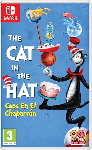 Anima tu noche de juego con los personajes clásicos de Dr. Seuss. Compite hasta 4 jugadores en minijuegos y salta para pintar y ganar pegatinas. Modos sencillos para todas las edades.