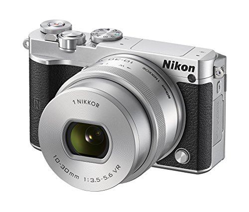 Nikon 1 J5 - Cámara Evil de 20.8 MP (Pantalla de 3", 10-30 mm, 1080p HD, SD 16 GB), Color Negro y Plata