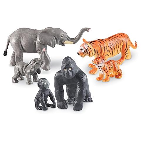 Learning Resources Jumbo Jungle Animals Set Cover