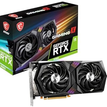 MSI Placa de Video Geforce Rtx 3060 Gaming X, 12gb, Gddr6, 192-bit, 912-v397-019, Modelo: V397-019R