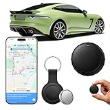Traceur GPS pour véhicules, 2026 Nouveau Localisateur GPS Localisateurs D’Objets Bluetooth, Compatible avec Android et iOS, Smart Traceur caché pour Voiture sans Frais mensuels,IPX6 Étanche - Noir