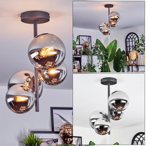 Plafonnier Chehalis 4 lumières pour illuminer une pièce sombre avec élégance