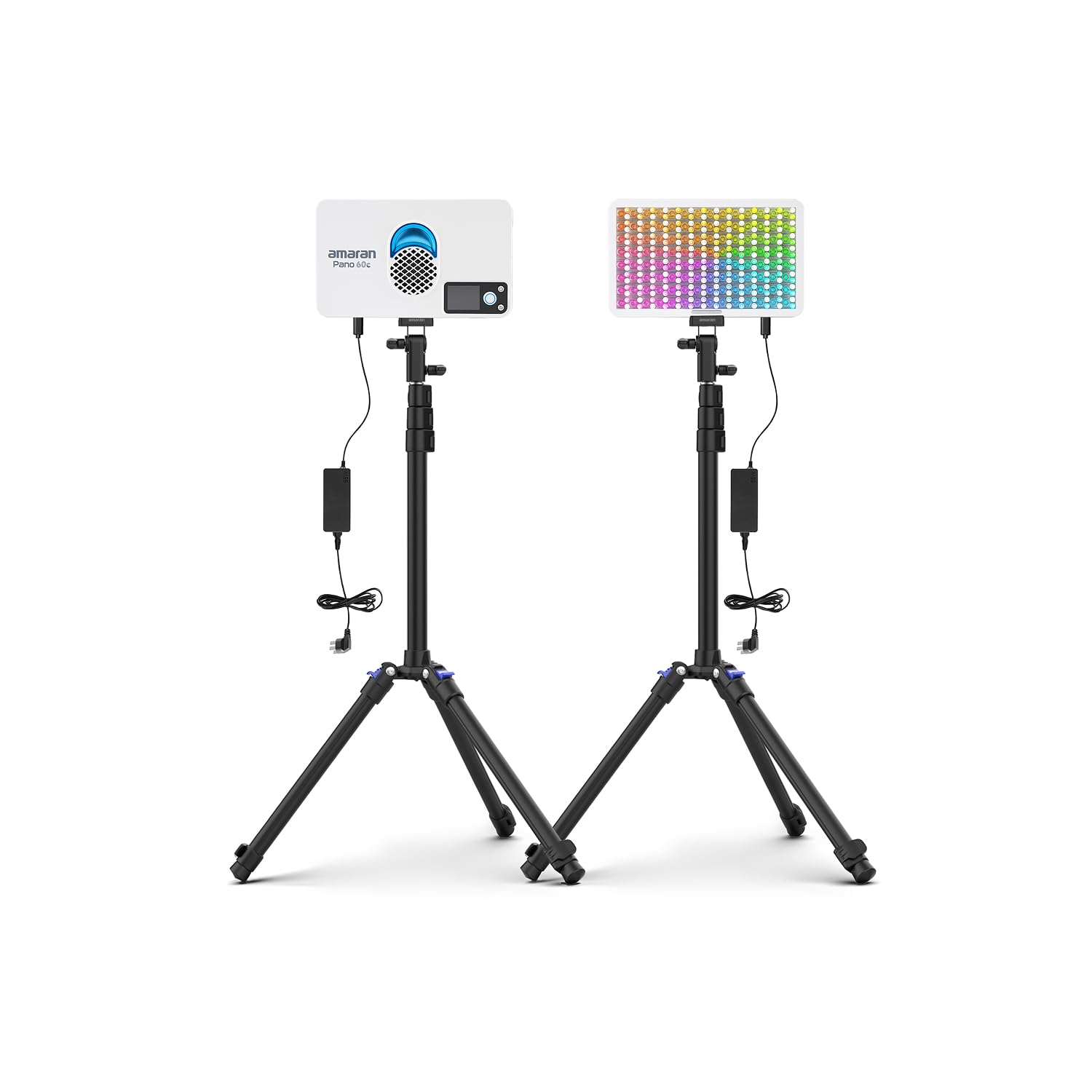 Amaran Pano 60c 2 Light Kit   White   AMARAN PANO 60C 2 KIT WE