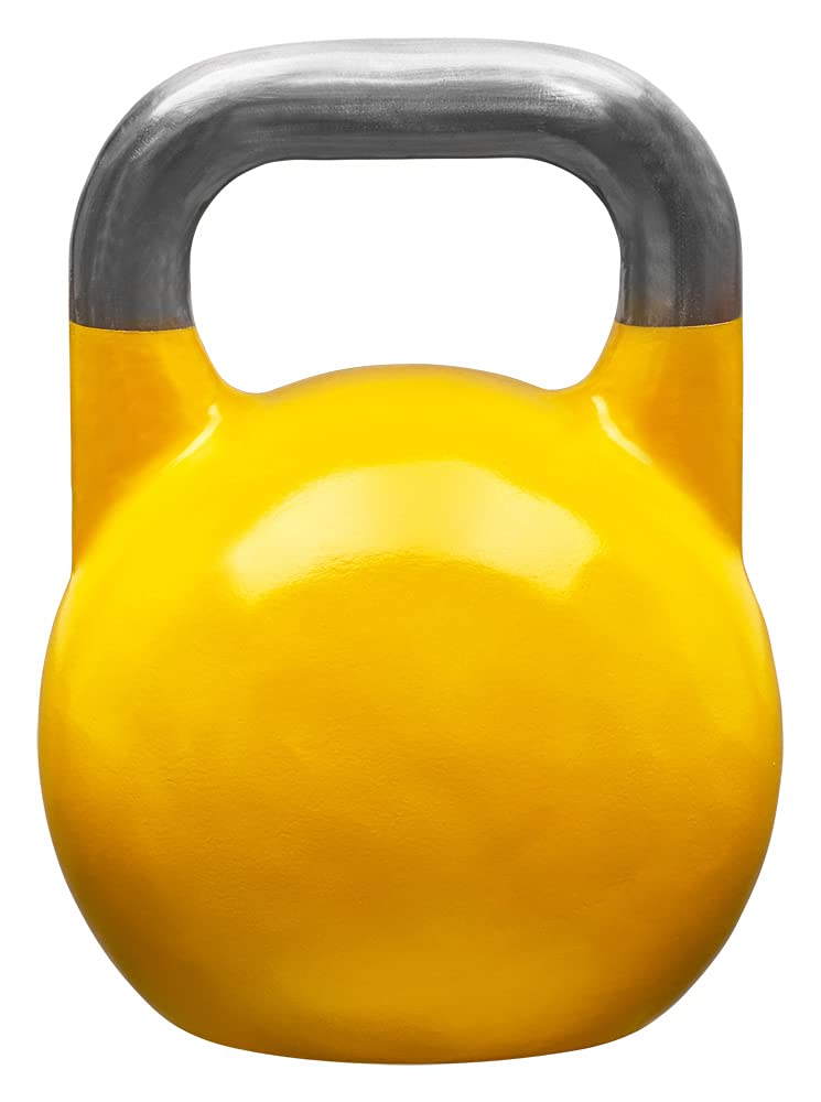 Bad Company Kettlebell in Acciaio per Uso agonistico I Peso a Sfera con Manico I Diverse Varianti di Peso Definite per Colore I da 8 a 40 kg