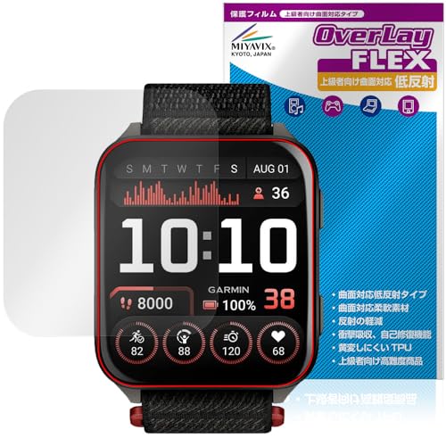 �~���r�b�N�X GARMIN Venu X1 �Ή� �\����� �ی� �t�B���� �ȖʑΉ� �\����� �ᔽ�� TPU ���C�� �Ռ��z��