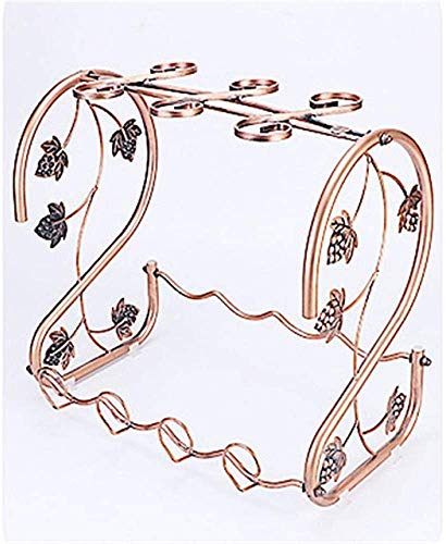 XYNB Weinorganisatoren Display Glashalter Metall Flaschenregal Ständer Flaschenlagerung Weinorganisator Weinregal Wine Collection, A, A