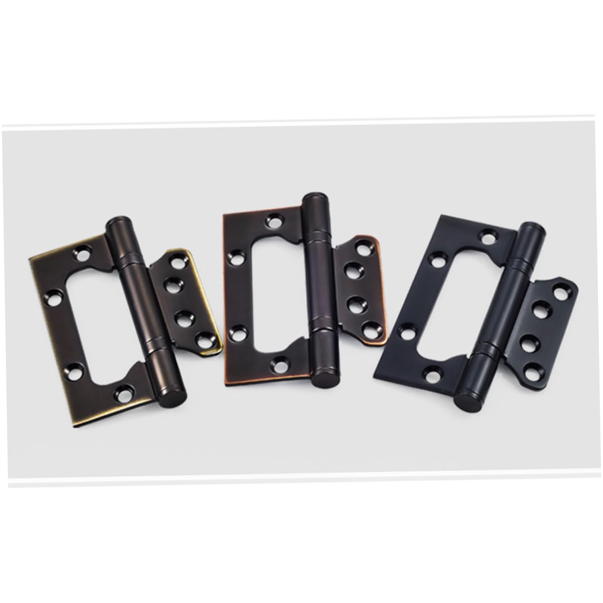 OUNONA Stainless Steel Hinges Concealed Hinge Spring Hinges Furniture Hinges Black