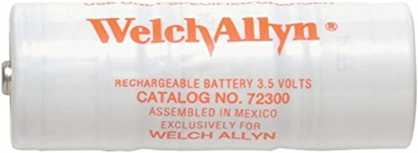 OTICA Welch Allyn 72300 Battery 3.5V Rechargeable Orange for OTOSCOPE/OPHTHALMOSCOPE/RETINOSCOPE