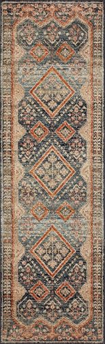 Tapete decorativo Jocelyn Loloi 7'10" x 10' Navy/Multi miniatura 5