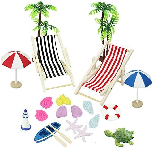 Dollhouse Beach Set: Umbrella, Towel, Floaty & Cooler main image 1