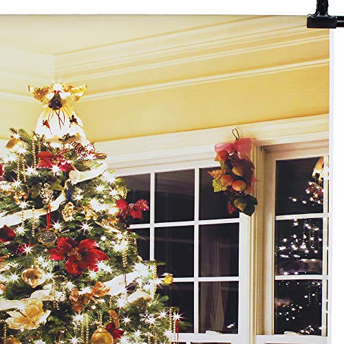 image for OUYIDA 5X7FT Christmas Tree Decorating Vinyl Photography Backdrop Phot