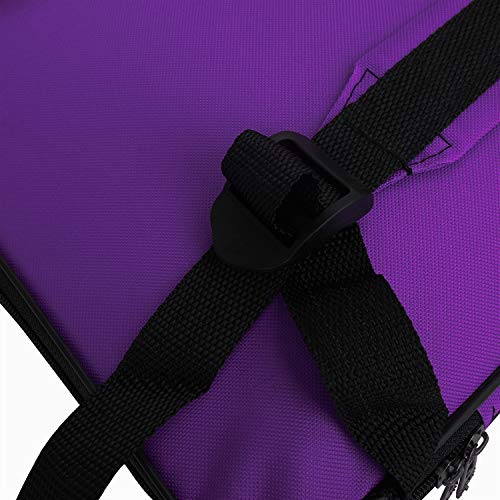 Image of JIAHG Water-Resistant Art Portfolio Carry Bag A3 Art Work Portfolio Tote Drawing Board Bag Portable Painting Sketch Pad Storage Bag Professional Art Organizer for Palette Paints Brushes