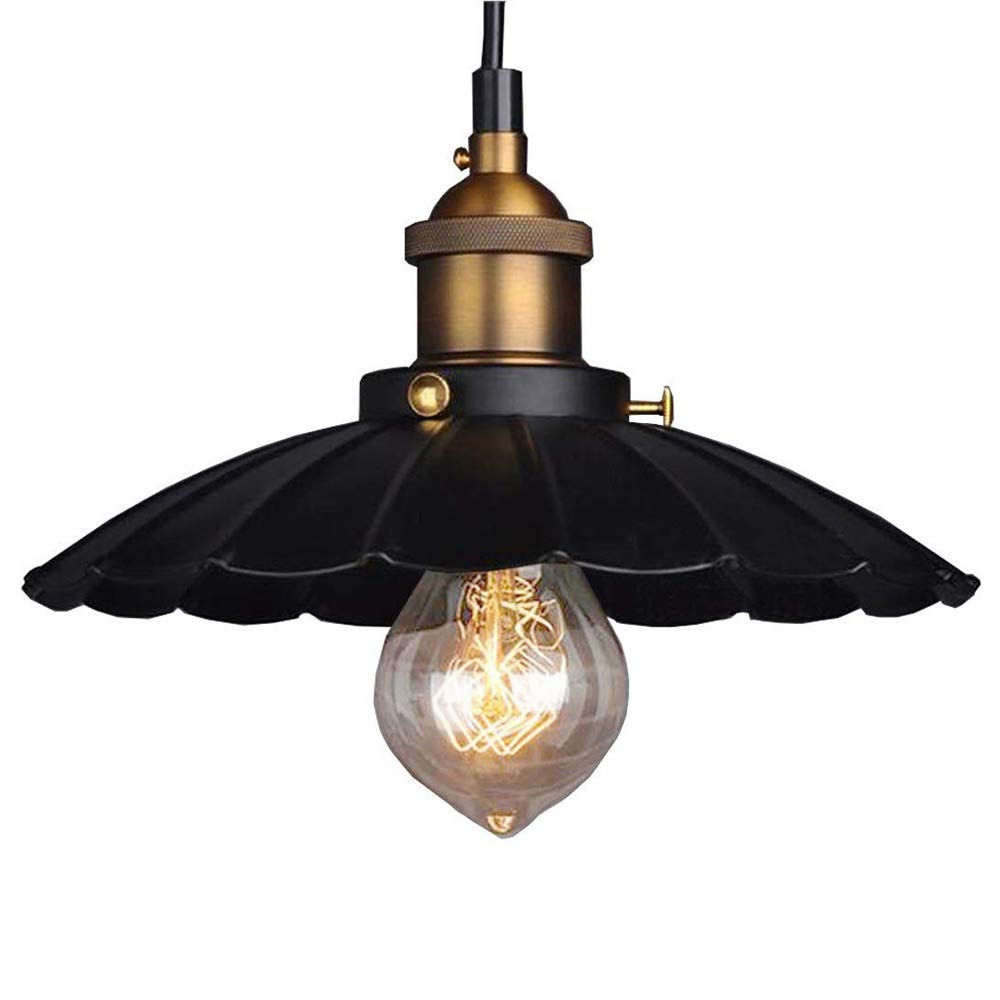 Machine Falda Negra Industrial Retro Colgando suspensión Ligero Loft Loft Ajustable Colgante LUZ DE ALMACENA DE DROPIZA DE DROPIZA DE Comedor LANZADLIERS MAX 40w? 34 cm Arañas Modernas