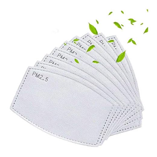 20 filtros de carbón activado.