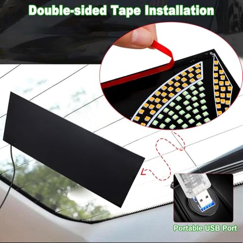 2PCS das böse auge, eine frontbrille das auto und es wurden die leds eingebaut: die leds 11. Die sats des suv pickup-truck rv