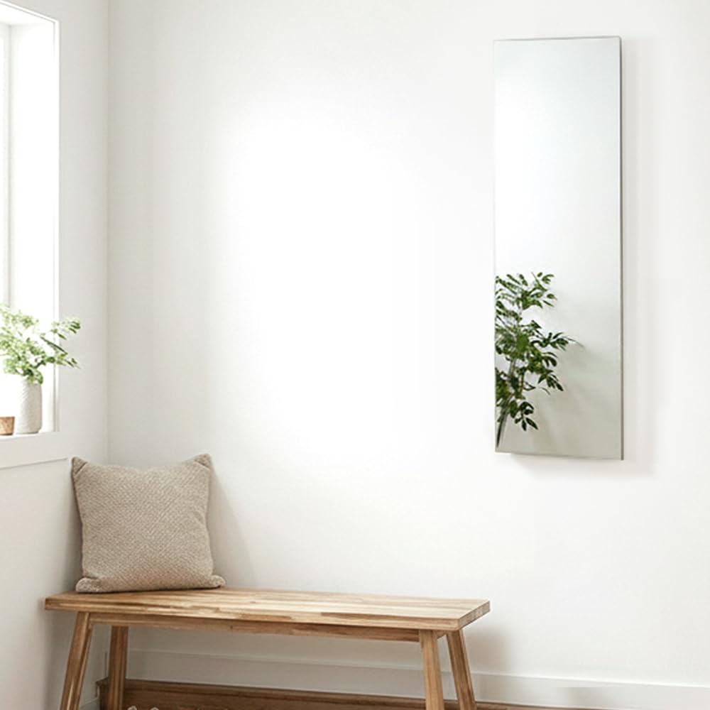 Amazon.co.jp: タンスのゲン 割れない鏡 幅30cm 高さ90cm 鏡 壁掛け 超