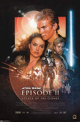 Trends International 24x36 Star Wars: Attack of The Clones - One Sheet, 24" x 36", Unframed Version