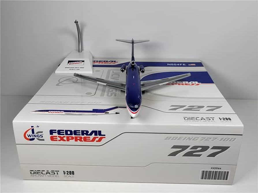 Amazon.com: JC Wings for FedEx Express for Boeing B727-100F N504FE