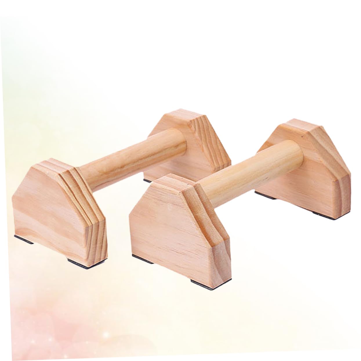 Yardwe 1Pair Solid Wood Frame Durable Muscle Training Device for Fitness Equipment Enhance Range of Motion Tricep Focus for Home Workouts and Calisthenics