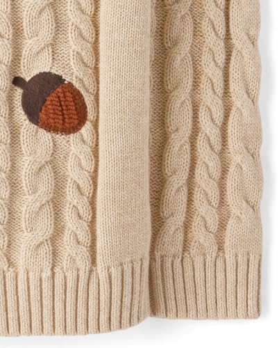 Image of Gymboree Boys' and Toddler Long Sleeve Embroidered Crew Neck Pullover Sweater