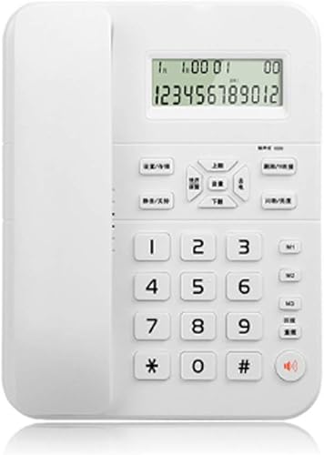 Corded Phone Phones Retro Novelty Telephone Mini Caller ID Telephone, Wall-Mounted Telephone Fixed Telephone Home Office landline Telephone (B)