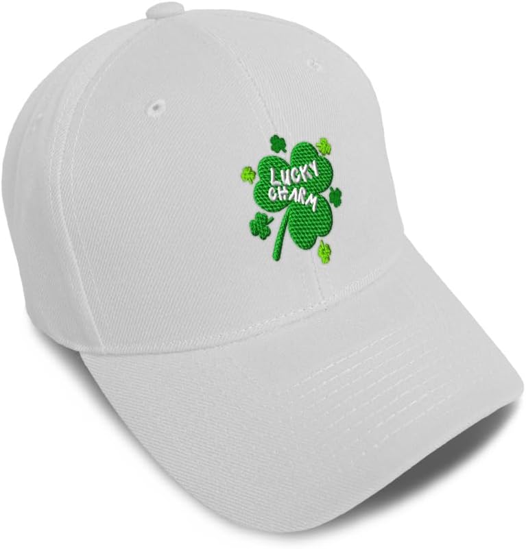 Kids Toddler Baseball Cap Lucky Charm Shamrock St Patrick's Boys Caps & Girls Caps Cotton