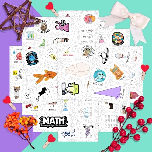 Image of 150Pcs Science Stickers for Students - Science Class Room Decor, Waterproof Vinyl Decals, Gifts for Women & Men
