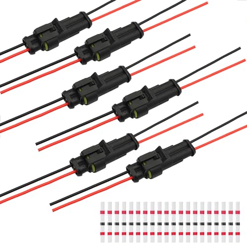 10 Kit Di Connettori Elettrici Per Auto Impermeabili A 2 Pin Con Filo Spina Per Auto Impermeabile Antipolvere Isolata E Sigillata 91516000 - Foto 4