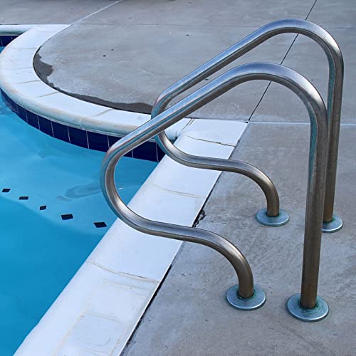 Barandas de Acero Inoxidable para Piscina, Set de 2