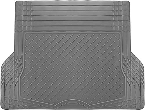 Motorup America Auto Floor Mats (Trunk Cargo Liner) All Season Rubber - Fits Select Vehicles Car Truck Van SUV, Gray
