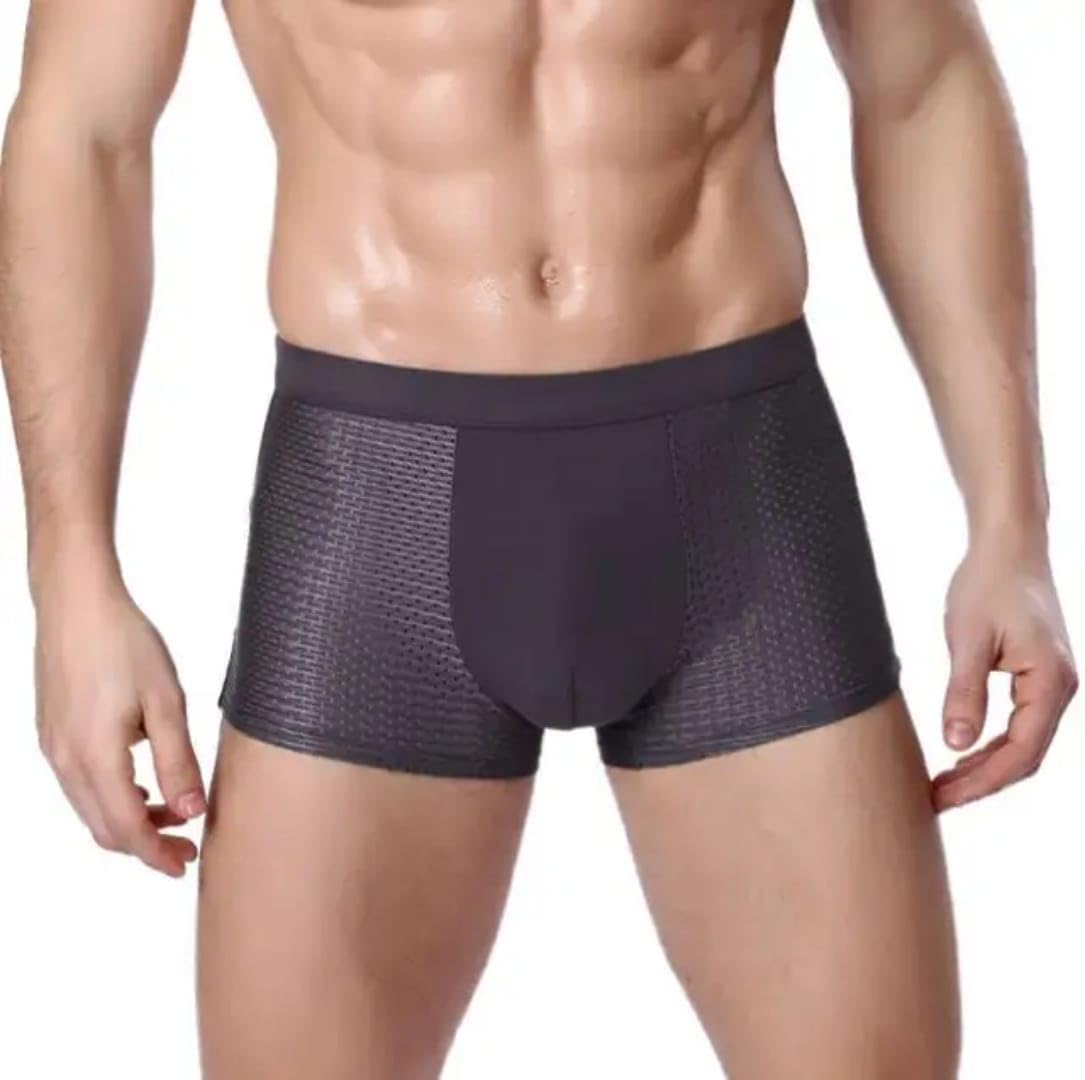 cutekitty Men's Mesh Breathable Nylon Boxer Shorts | Pack of 2 | Ultra-Light, Quick-Dry Innerwear | Sizes L to 3XL | Regular Fit, Soft Stretchable Underwear-picture-13