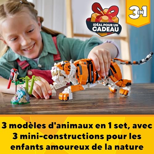 Lego Creator 3 en 1 Sa Majesté Le Tigre 31129 Lego La Boîte - vue 8