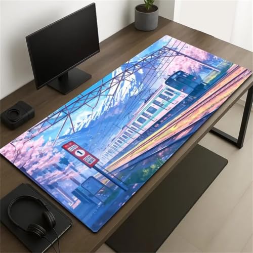 Tapis de souris gamer XXL glisse fluide et base antidérapante pour clavier de PC