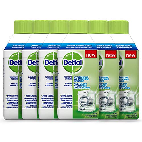Dettol Wasmachine Reiniger Hygiëne - 250 ml x6 - Grootverpakking