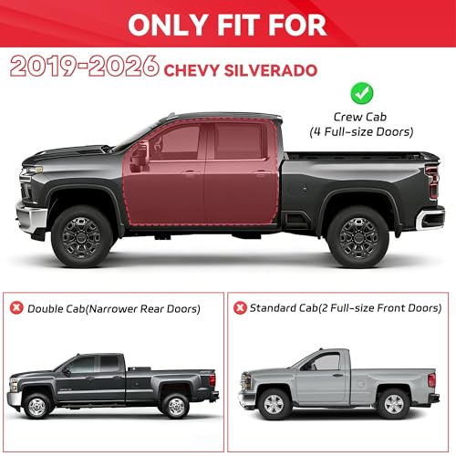 Estribos para Silverado Crew Cab 2019-2026 miniatura 2