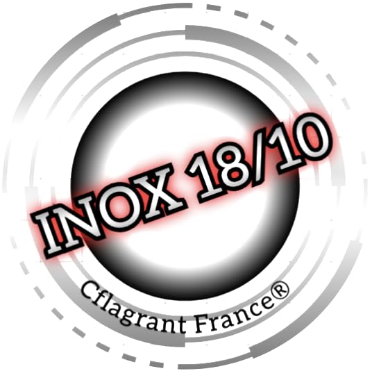 Poêle Inox 18/10 Triply 22 Cm TeCuisine - Sans Revêtement (PFAS/PFOA/PTFE), Compatible Induction, Four 300°C