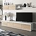 Mueble de Salon Moderno, Modulos Comedor, Modelo Alida, Acabado en Blanco Artik...