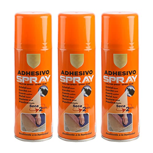 Spray Adhesivo Multiuso 200ml Pack 3