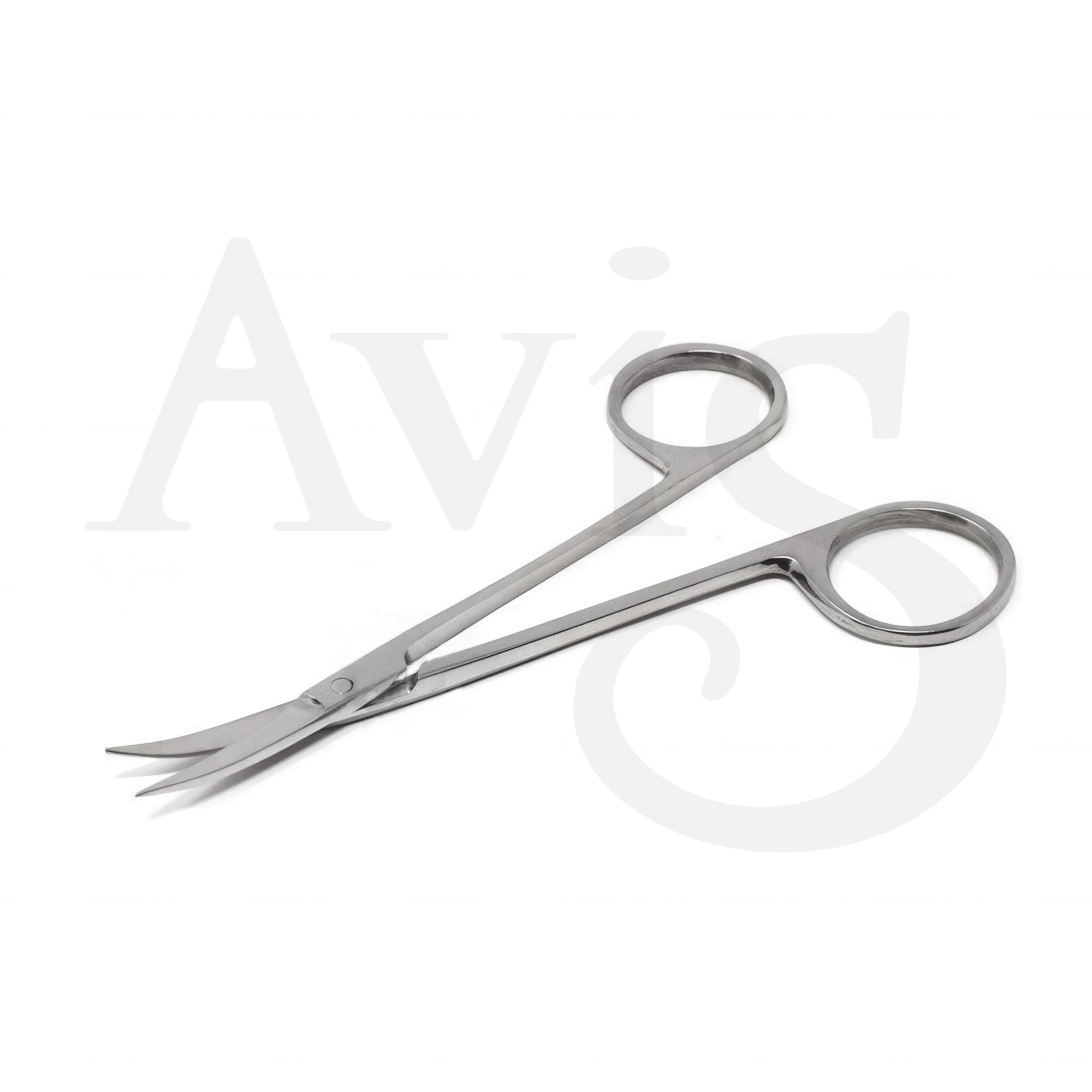 AVIS Iris Scissors 4" Curved (CVD) - Precision Surgical Scissors, Stainless Steel Grade 410, Sharp Blades for Delicate Cutting, Ideal for Medical, Dental, and Veterinary Use 2