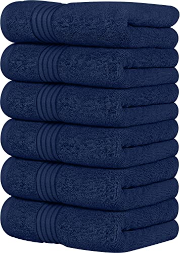 Utopia Towels - Juego de 6 Toallas de Mano de Lujo, (41 x 71 CM) 100% Algodón Hilado en Anillos,...