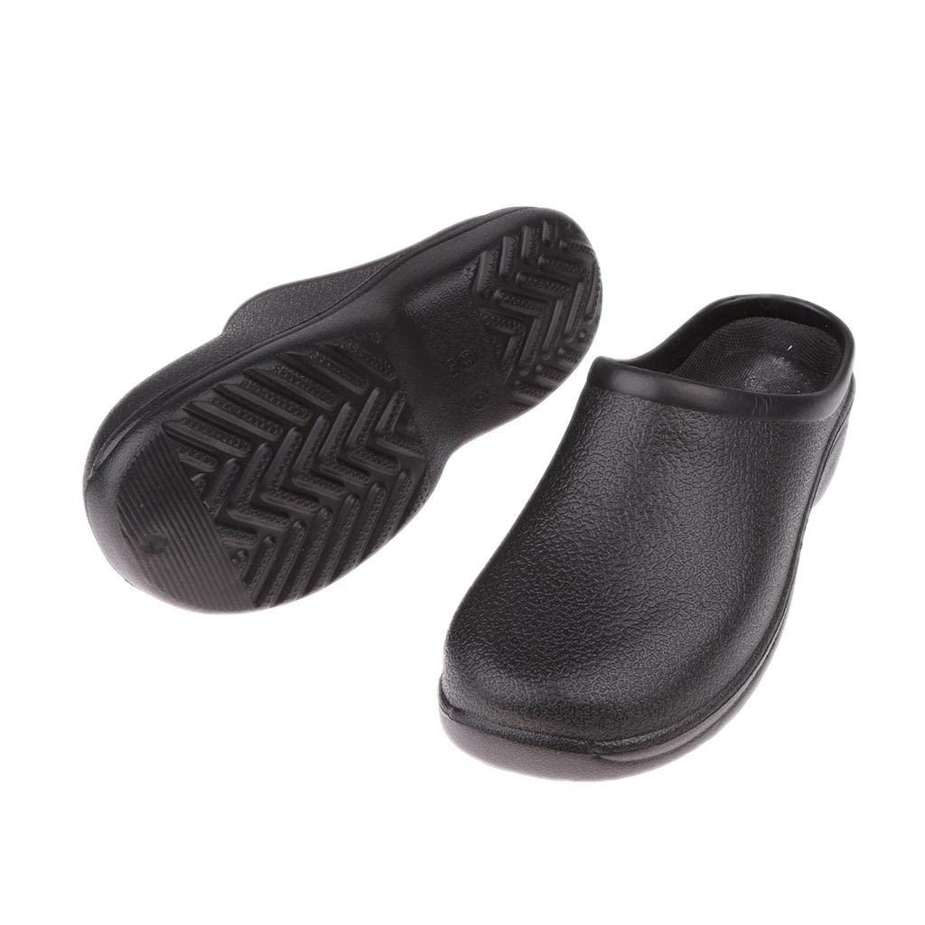 Pair Of Men Women Slip Resistant Orthopedic Clogs Nurse Chef Strapless Shoes Black 41| Womens Shoes | Occupational|Pair Of Shoes-picture-56