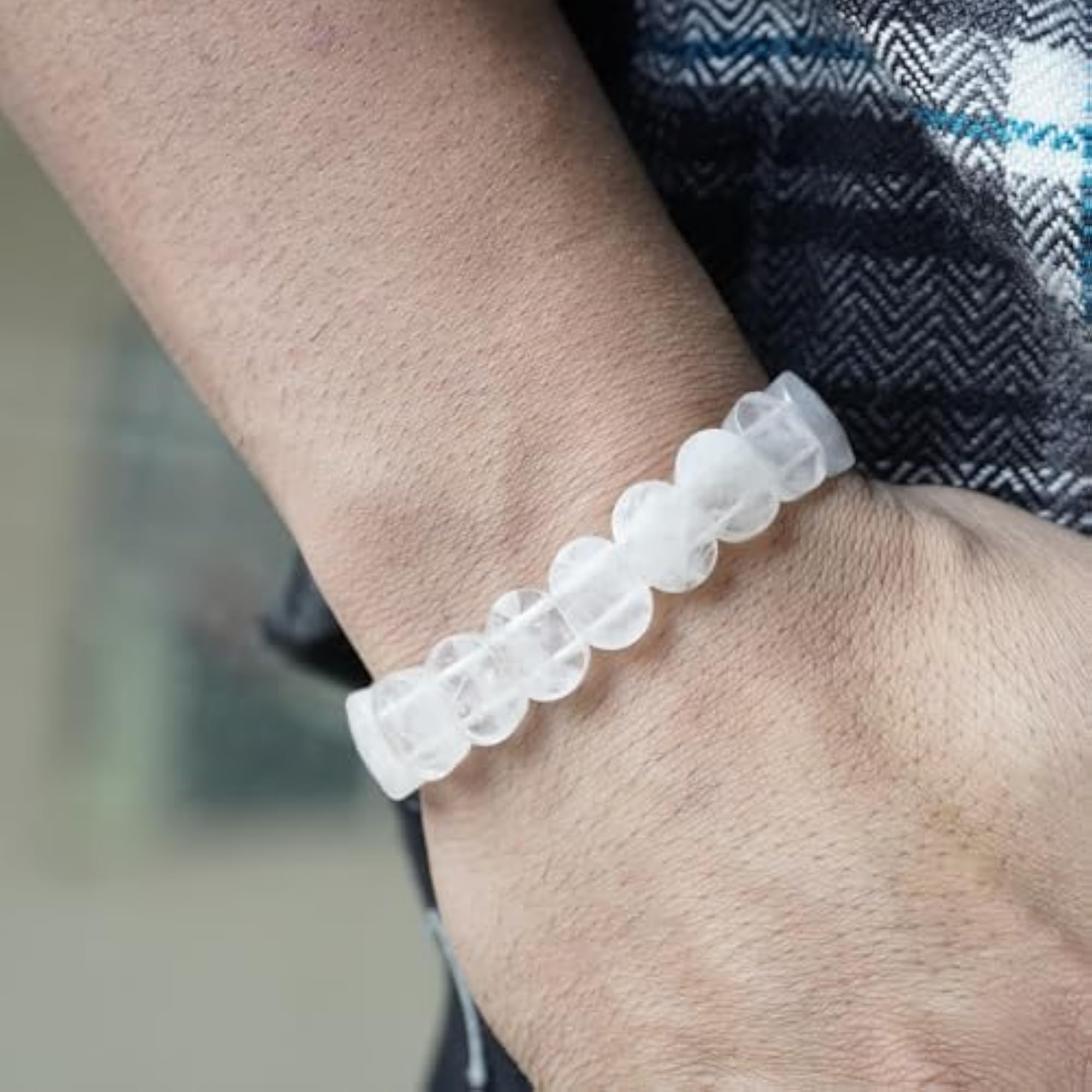 Sphatik Crystal Heritage Band, 2.8 Inches