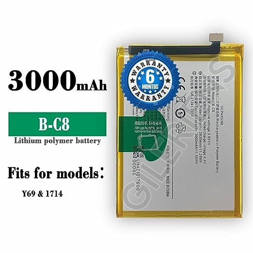 Image of Original B-C8 Battery for Vivo Y69 / 1714 Battery with 6 Months Warranty** (F000)