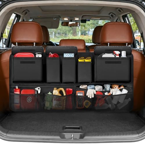 Trunk Organizer for SUV, Car Organizers and Backseat Hanging Stor...