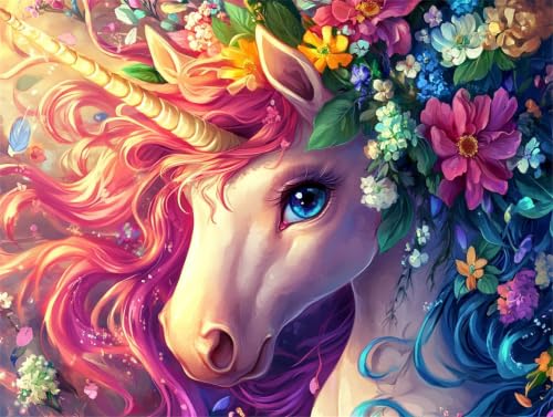 Pintar por numeros adultos de unicornio sueño 100x150cm lienzos para colorear con pinceles sin marco