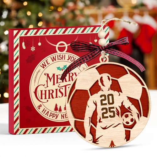 Soccer Ornaments for Christmas Tree - Perfect Soccer Gifts for Boys and Girls, Ideal Ornaments for Soccer Players and Coaches, 2025 Soccer-Ornament for Christmas Decoration - Image 4