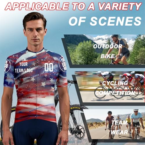 Custom Men's Cycling Jersey Style 1