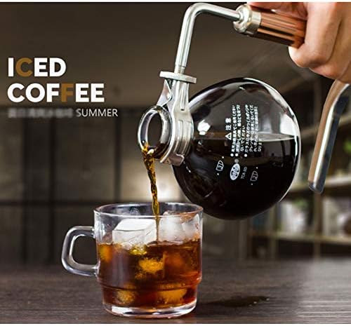 Vacuum Coffee Maker Syphon Coffee Maker Japanese Style Vacuum Glass Siphon Pot Percolators 1-3 Cups Siphon Coffee Maker (Syphon)