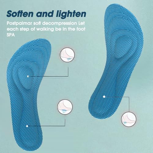 3 pares plantillas deportivas cortables para mujer y hombre miniatura 3